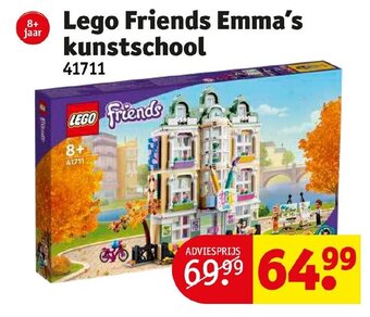 Kruidvat Lego friends Emma's kunstschool 41711 aanbieding