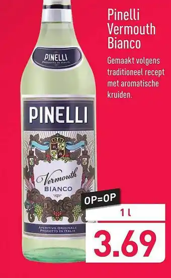 ALDI Pinelli Vermouth Bianco aanbieding