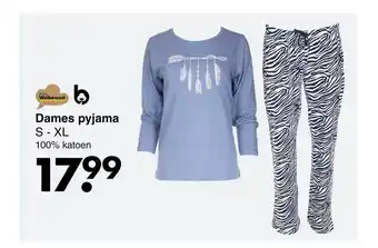 Wibra Dames pyjama aanbieding