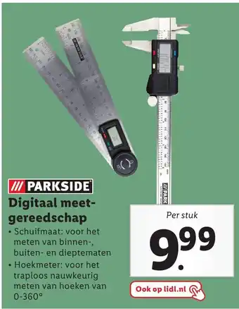 Lidl Parkside digitaal meetgereedschap aanbieding