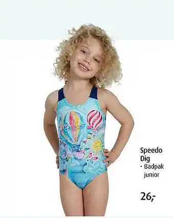 De Wit Schijndel Speedo dig badpak junior aanbieding