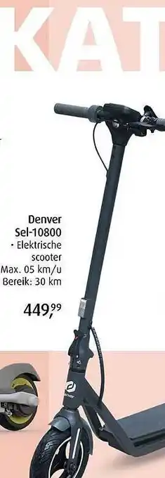 De Wit Schijndel Denver sel-10800 elektrische scooter aanbieding