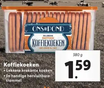 Lidl Koffiekoeken 380G aanbieding