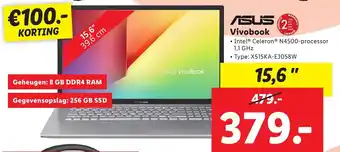 Lidl Asus vivobook 15.6" aanbieding