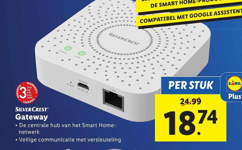 SilverCrest gateway aanbieding bij Lidl