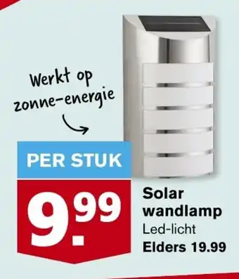 Hoogvliet Solar Wandlamp Led-Licht aanbieding