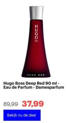 Bol.com Hugo boss deep red 90 ml - eau de parfum - damesparfum aanbieding