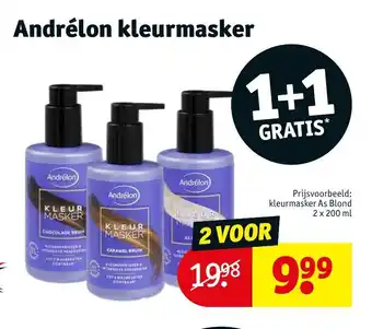 Kruidvat Andrelon kleurmasker aanbieding