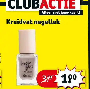 Kruidvat Nagellak aanbieding