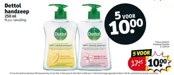 Kruidvat Dettol handzeep 250 ml aanbieding