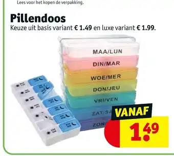 Kruidvat Pillendoos aanbieding