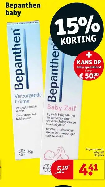 Kruidvat Bepanthen baby aanbieding