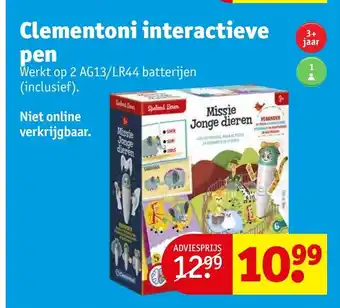 Kruidvat Clementoni interactieve pen aanbieding