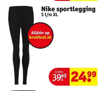 Kruidvat Nike sportlegging aanbieding