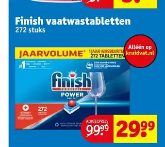 Kruidvat Finish vaatwastabletten 272 stuks aanbieding