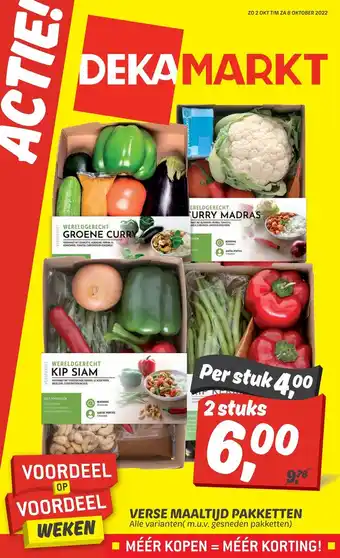 Dekamarkt Verse Maaltijd Pakketten 2 Stuks aanbieding