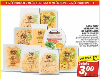 Dekamarkt Daily Chef Verse Pasta Of Cascinalia Pastasauzen 2 Suks aanbieding