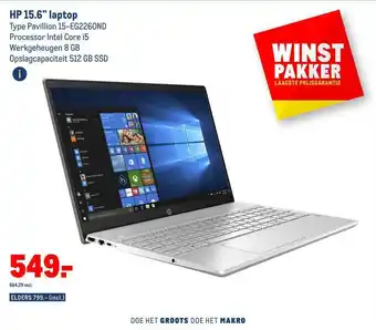 Makro Hp 15.6 aanbieding