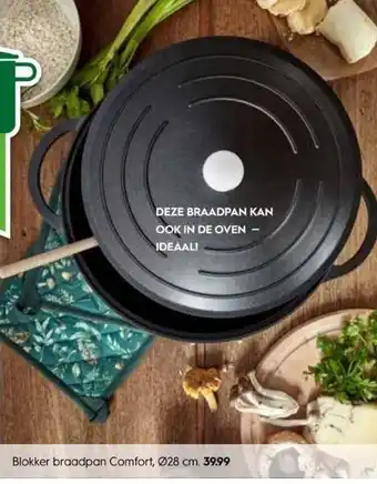 Blokker Blokker braadpan aanbieding