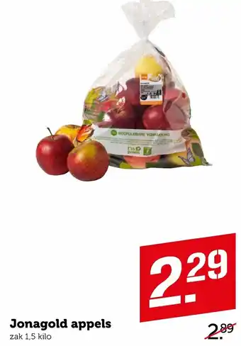 Coop Jonagold appelen 1.5kg aanbieding