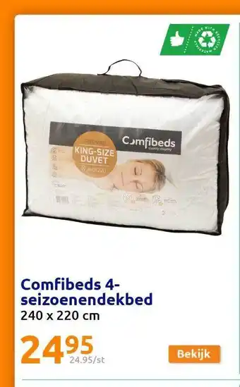 Action Comfibeds 4-seizoenendekbed aanbieding