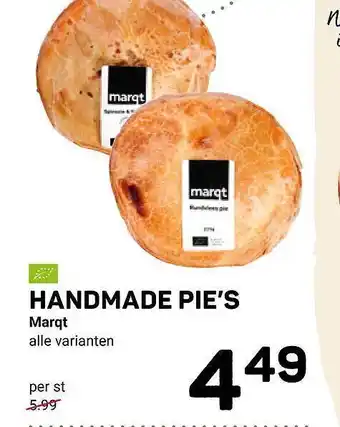 Ekoplaza Handmade pie's marqt aanbieding