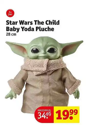 Kruidvat Star wars the child baby yoda pluche aanbieding