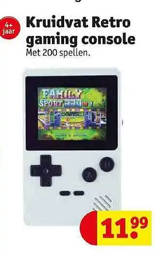 Kruidvat Kruidvat retro gaming console aanbieding