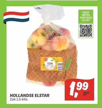 Dekamarkt Hollandse Elstar zak 1.5 kilo aanbieding