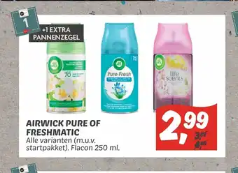 Dekamarkt Airwick Pure of Freshmatic 250 ml aanbieding