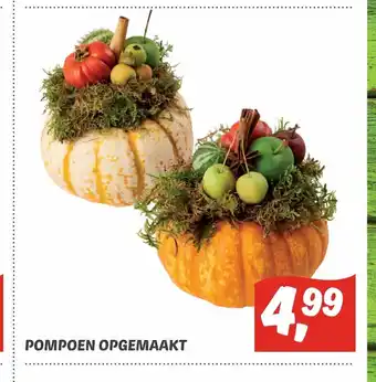 Dekamarkt Pompoen Opgemaakt aanbieding