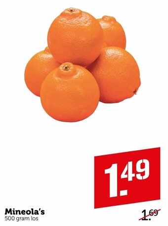 Coop Mineola 500g aanbieding