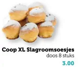 Coop Coop XL Slagroomsoesjes aanbieding