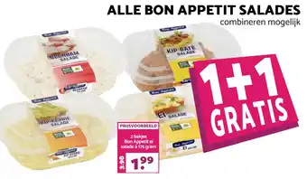 MCD Supermarkt Alle bon appetit salades aanbieding