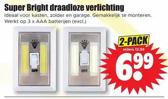 Dirk Super bright draadloze verlichting aanbieding