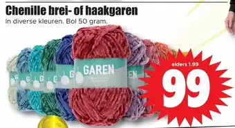 Dirk Chenille brei- of haakgaren aanbieding