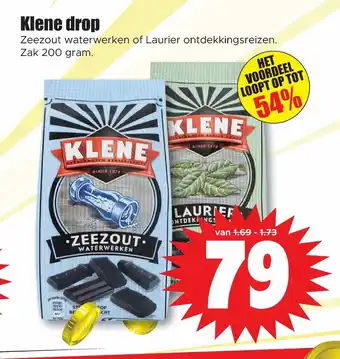 Dirk Klene drop 200 gram aanbieding