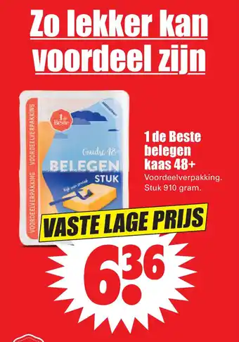 Dirk 1 de Beste belegen kaas 48+ aanbieding