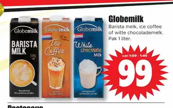 Dirk Globemilk Pak 1 liter aanbieding