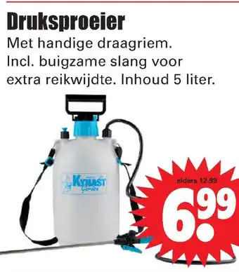 Dirk Druksproeier aanbieding