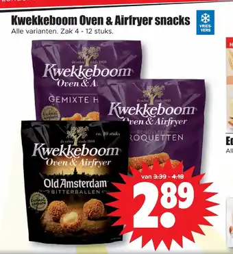 Dirk Kwekkeboom Oven & Airfryer snacks 4 - 12 stuks aanbieding