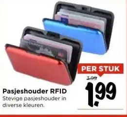 Vomar Voordeelmarkt Pasjeshouder rfid aanbieding