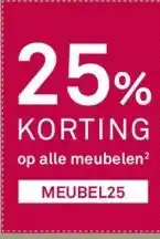 Karwei Op alle meubelen² aanbieding