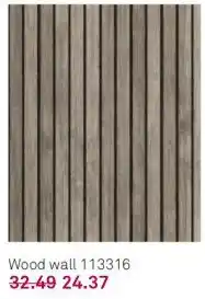 Karwei Wood wall aanbieding