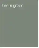 Karwei Leem groen aanbieding