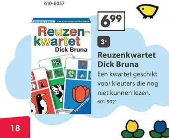 Top1Toys Ruzenkwartet dick bruna aanbieding