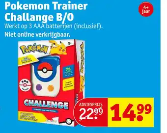 Kruidvat Pokemon trainer challange b/o aanbieding