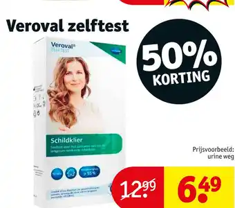 Kruidvat Veroval zelftest aanbieding