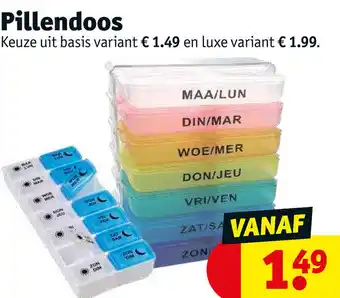 Kruidvat Pillendoos aanbieding