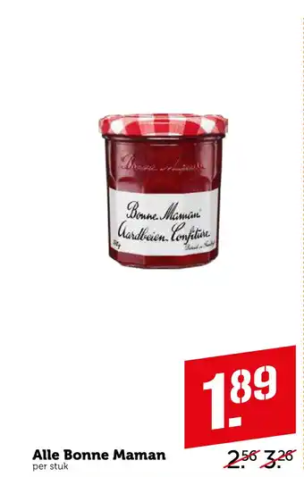 Coop Alle Bonne Maman aanbieding